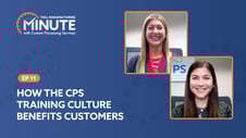 Toll Manufacturing Minute with CPS: How Our Training Culture Benefits Customers